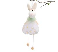 Fabric Bunny Pendant | Cute Spring Tree Fabric Rabbit Dangling Decor | 17.5cm/6.89inch Easter Tree Ornaments, Spring Party Ornaments For Easter Trees, Bedrooms, Window