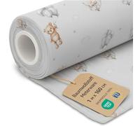 Fabric by the Meter Cotton 1 M x 160 cm - Fabrics for Sewing Decoration and DIY Projects Ideal for Clothing Home Textiles and craftwork Oeko-Tex Teddy Bears