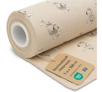 Fabric by the Meter Cotton 1 M x 160 cm - Fabrics for Sewing Decoration and DIY Projects Ideal for Clothing Home Textiles and craftwork Oeko-Tex Giraffes