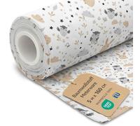 Fabric by The Meter Cotton 5 M x 160 cm - Fabrics for Sewing Decoration and DIY Projects Ideal for Clothing Home Textiles and craftwork Oeko-Tex Owls