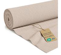 Fabric by the Metre Corduroy Upholstery - 1 m x 140 cm Textile Sewing Decor Curtains Sofa Throw Bedding Cushion Cover Slipcover Lincoln Oeko-Tex Beige