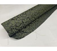 Fabric by the Metre, Green Jacquard Brocade Loom Decorative Tapestry 1 m x 140 cm
