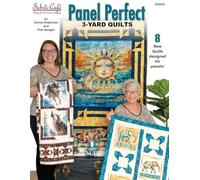Fabric Cafe Panel Perfect 3 Yard Quilts Book - 8 Easy Quilt Patterns for Panels - Use with 1-Yard Cuts - Beginner Friendly Quilting Book with Diagrams & Fabric Guides
