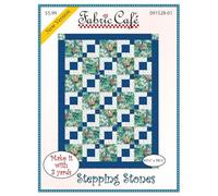 Fabric Cafe Stepping Stones Pattern, 3 Yard Lap Size Quilt