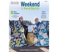 Fabric Café Weekend Quilts Book - 8 Quick and Easy Beginner Quilting Patterns | Make a Quilt on a Weekend | Uses Only 9 Feet of Fabric | No Half Square Triangles | Round
