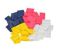 Fabric Chalk, 50 Sheet Tailors Chalk Wax 4 Colors Washable Marker for Hemming Crafting Garment Alterations Sewing on Hard Fabrics
