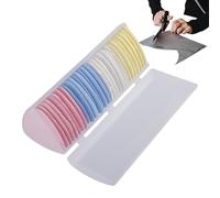 Fabric Chalk for Sewing - Quilting Supplies | Markers Tailor Tool for Sewers Quilters Moms Grandmas Studio School Class Workshop, Triangle Multi-Color Sharpener, 10-Pack