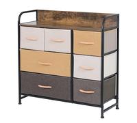 Fabric Chest of Drawers 7-Drawer Dresser Bedroom 3-Tier Storage Unit