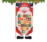 Fabric Christmas Countdown,Seasonal Fabric Wall Hangable with Pockets - 24 Days Countdown to Christmas,for Home Living Room Bedroom Apartment School Party Winter Celebration Daily Activity
