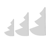 Fabric Christmas Tree Sewing Template 3PCS 8/12/15 Inch Xmas Tree Sewing Pattern Template DIY Sewing Templates Christmas Craft Supplies for Xmas Decor Sewing Templates Christmas Craft Supplies Sewing