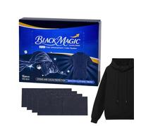 Fabric Color Dye Sheets - 16 Pieces Clothes Shadow, Enhancer Refreshing Textile Deep Black | Preserve Dark Clothes Restoration Paper for T-Shirt Collar Pan