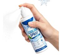 Fabric Cooling Spray - 100ml Instant Refreshing Mist, Rapid Heat Relief Formula, Portable Chilling Accessory for Summer Activities, Intense Sport, Fitness Workouts, Camping, Travel Cooling Needs