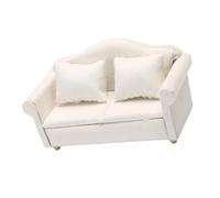Fabric Couch Miniature Furniture for 1/12 Doll House Decoration Simulation Sofa Model Figure for Scene Display Children Doll House Accessory