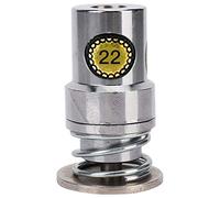 Fabric Covered Button Mold, Metal Round Bread Shape Press Mold, Round Die Mould for Hand Press Machine, DIY Handmade for Clothes, Fabric Button(22L)