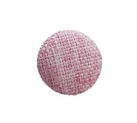 Fabric Covered Buttons, 12 pcs Round Fabric Covered Buttons Multicolor 15-30mm(6# Pink,18mm)