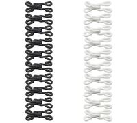 Fabric Covered Hook and Eye Closures for Clothing, 20PCS Fur Coat Fastener for Coat Jacket Cape