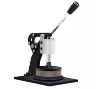 Fabric Cutter, Round Textile Sample Cutter for Cloth and Leather, Cutting Thickness 0-10mm, Hand Pressure Disc for Accurate Sampling