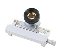 Fabric Density Analysis Mirror - Warp and Weft Measuring Tool with 10X/20X Magnification and 0-50mm Movable Lens Range for Measuring Cotton, Wool, Silk, Linen and Blended Fabrics