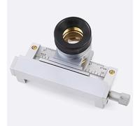 Fabric Density Analysis Mirror with 10X/20X Double Lens, 0-50mm Travel, Warp and Weft Measuring Tool for Textile Inspection