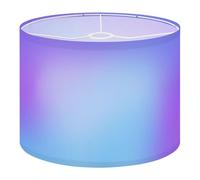 Fabric Drum Lamp Shade Abstract Blue Purple Blur Gradient Design Vintage Funky Medium Linen Decorative Lampshades 13inch Set of 1 for Table Lamps, Floor Lamps,Ceiling Lamp