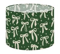 Fabric Drum Lamp Shade Girly Quirky Hand Drawn Vintage Funky Medium Linen Decorative Lampshades 13inch Set of 1 for Table Lamps, Floor Lamps,Ceiling Lamp