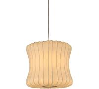 Fabric Drum Pendant Light Nordic Lantern Hanging Lamp Rustic Farmhouse Chandelier White Single Head Ceiling Chandelier For Kitchen Island Caffe House Dining Room Showroom Hollow Luminair