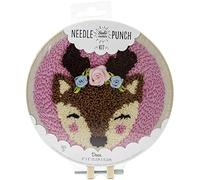 FABRIC EDITIONS Punch Needle KIT Deer, Fabric, One Size