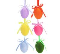 Fabric Egg for Easter,Hangable Ornament,Easter Egg Colorful Pendants - for Window Living Room Dining Table Mantel Party Family Friends Teens Adults Men Women