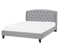 Bed Fabric BORDEAUX 160 x 200 cm (EU King Size) Light Grey