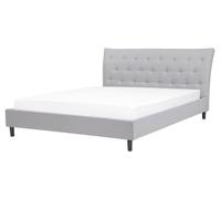 Bed Fabric SAVERNE 160 x 200 cm (EU King Size) Light Grey