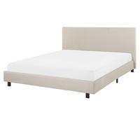 Fabric EU King Size Waterbed Beige ALBI