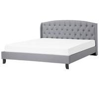 Bed Fabric BORDEAUX 180 x 200 cm (EU Super King) Light Grey