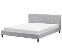 Fabric EU Super King Size Bed Grey FITOU