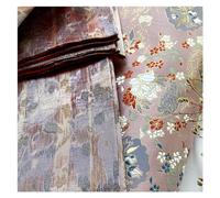 Fabric, Exquisite Novel Nishijin Weaving Golden Auspicious Meaning Goldfish Weaving Gold Japanese Style Belt Sachet Cloth 75X50cm(Pink)