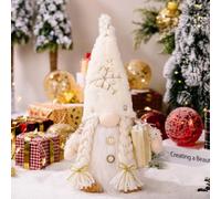 Fabric Faceless for elf Decoration 30cm with Warm LED Lights(C)