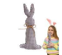 Fabric Farmhouse Filled Bunny Ornament - Easter Hay Decoration, Rabbit Full of Rustic Fabric | The Heart of Decoration, Easter Table Farmhouse Decoration Rus