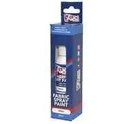 Fabric Fashion Spray Paint Permanent Art & Craft T-Shirt Textiles Assorted Colours (White)