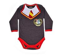 Fabric Flavours Hogwarts Uniform Babygrow - Grey - 0/6m