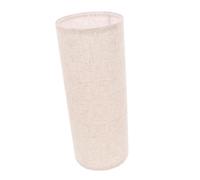Fabric Floor Lamp Shade Cover, Tall Cylinder Replacement, E27 | Softens Lighting, Practical and Decorative, Khaki Fabric with Iron Frame, Simple Style for Home Decor