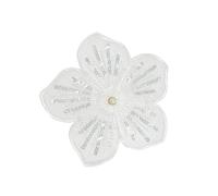 Fabric Flower Applique Apparel Repair Flower Handmade Applique for Unique Style of Stage Costume or Casual Wear