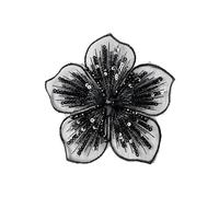 Fabric Flower Applique Apparel Repair Mend Flower Handmade Applique for Unique Styles in Stage Costumes and Casual Wear Polyester Fabric Mend