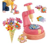 Fabric Flower Bouquets Toys,Early Learning Floral Making Set | Educational Flower Maker Activity for 6+ Years Boys Girls Spring Easter Christmas Classroom Home Preschool Kindergarten
