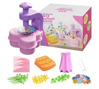 Fabric Flower Bouquets Toys, Floral Crafting Toy Kit, Handmade Artistic Creations, Educational Fun, Safe Materials, Creative Gift Idea, For Home Activities, Mother's Day, Birthday Celebrations, 5th