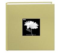 Fabric Frame Cover Photo Album 200 Pockets Hold 4x6 Photos, Soft Yellow