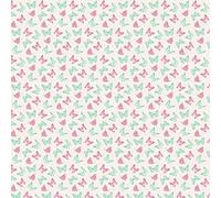 Fabric Freedom Fat Quarter Birds And Butterflies - Butterflies Pink