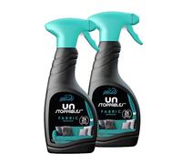 Fabric Freshener Room Spray Bundle - Pack of 2 x 500ml Unstoppable Fresh Scent Water-Based Formula Fabric Spray, Carpet Freshener, Odour Eliminator with Card. Room Freshener for Home Bulk Buy