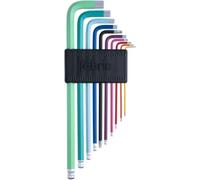 Fabric Bicycle Hex Key Set Color Coded Hex Torx Bike Repair Tool Set with Holder