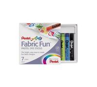 Fabric Fun Pastel Dye Sticks 7/Pkg-Assorted Colors