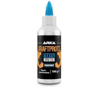 Fabric glue 105 g - KRAFTPROTZ by ARKA - flexible & washable textile adhesive - bonds fabric, leather, denim, decor & crafts - transparent & solvent-free - ideal for DIY, repairs & upcycling - sewing