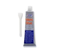 Fabric Glue and Spreader 54g - Extra Strong Bond for Clothes Repair Upholstery - Denim Leather Textile Felt Badge Patches DIY Crafts Glue - Quick Drying Clear Finish Washable Fabric Adhesive No Sewing